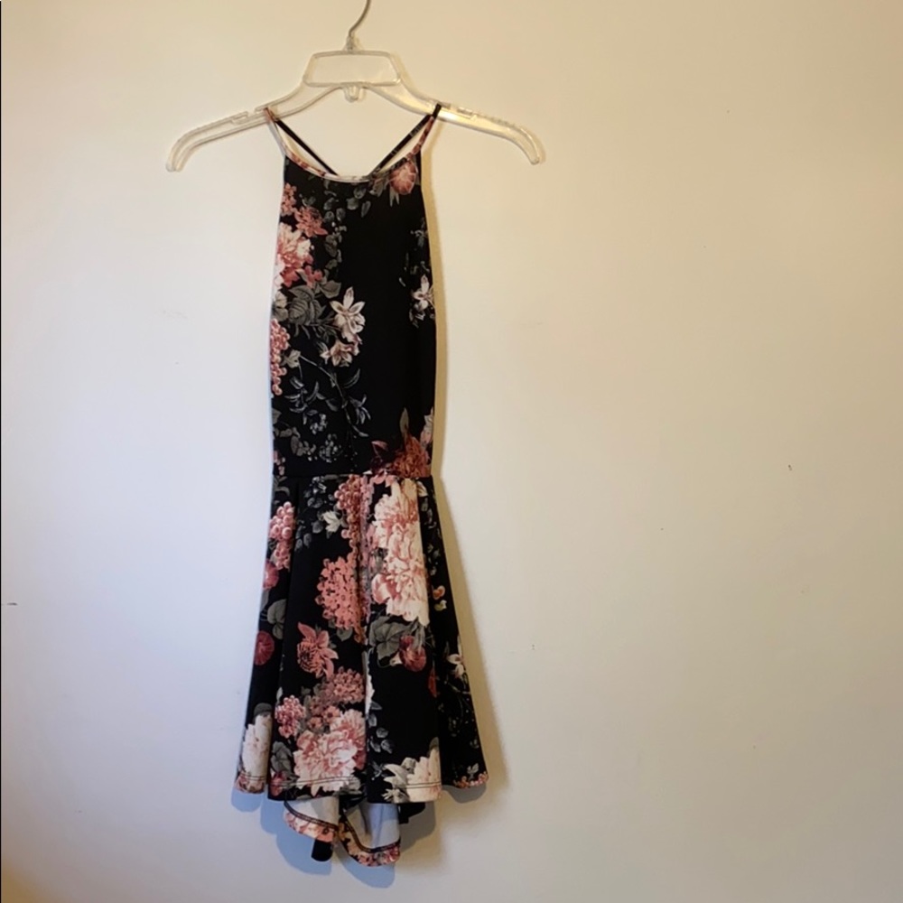 Open back Windsor romper